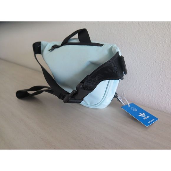 adidas EX7514 Halo Mint Green/White/Acid Orange Originals Sports Hip/Waist Pack - Picture 5 of 10